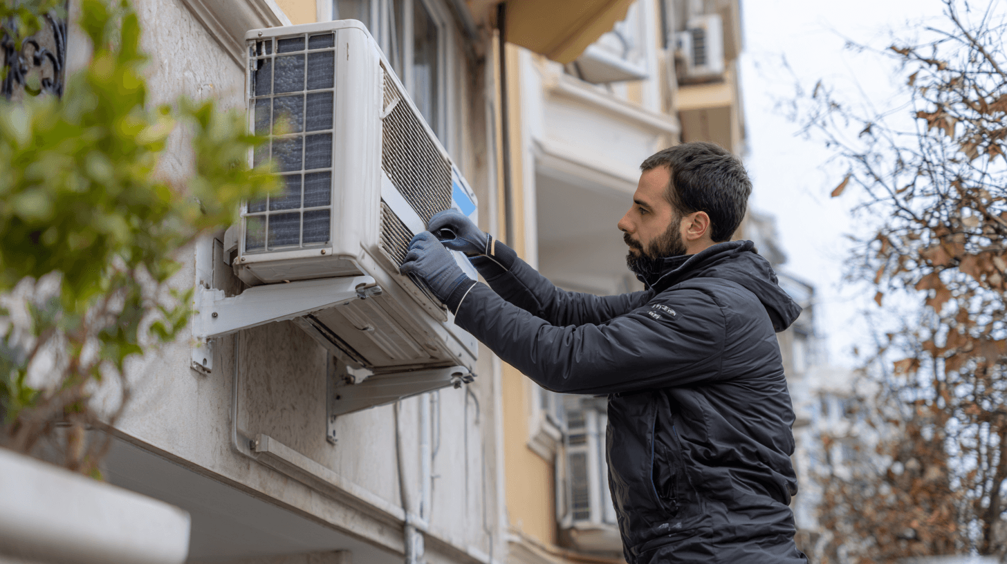 Профилактика на мини сплит климатик за правилна работа на дефроста профилактика на мини сплит климатик външно тяло и дефрост