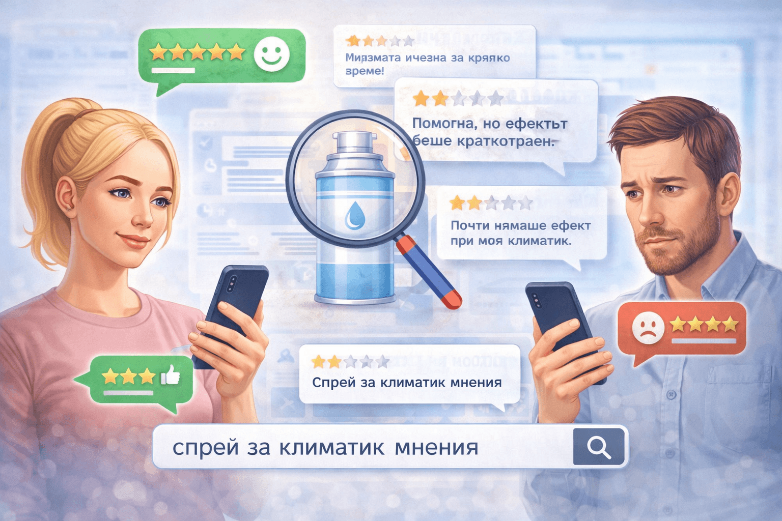 СпрейМнения за спрейовете – какво казват потребителите Спрей за климатик мнения – смесени потребителски отзиви за ефекта от спрей за почистване на климатик