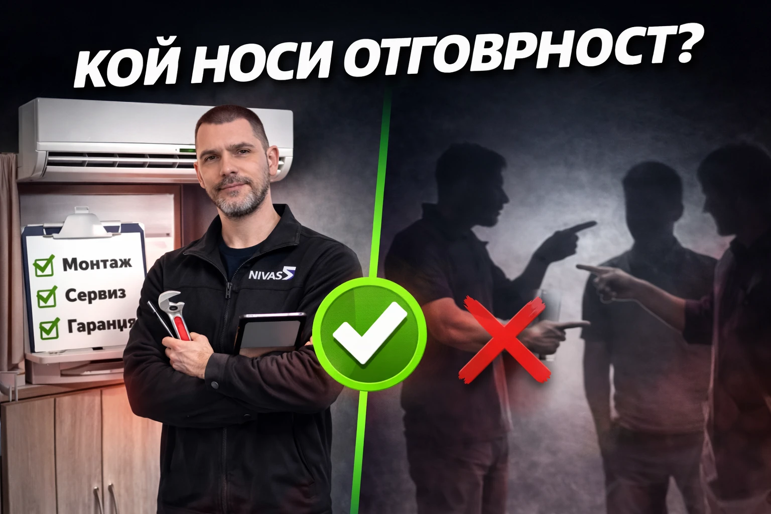 избор на фирма за монтаж на климатик разлика между отговорен сервиз и некоректни монтажници