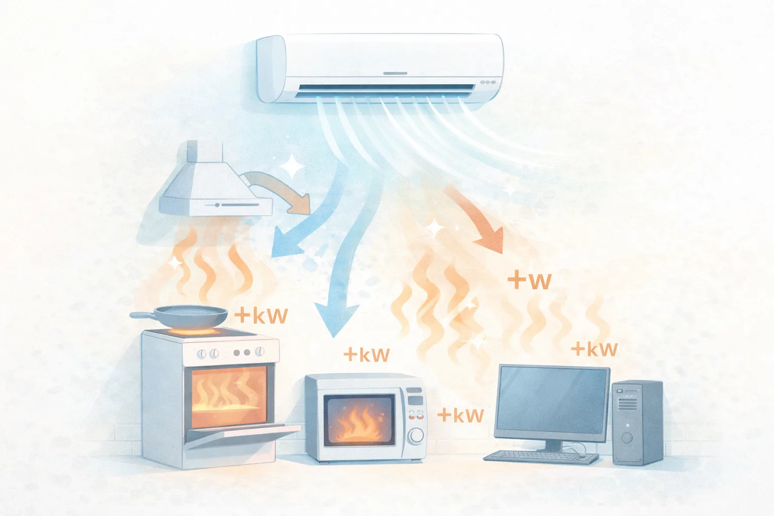Източници на топлина и разход на климатик – как влияят върху охлаждането Как да пестим при използването на климатик – влияние на топлинните източници върху охлаждането