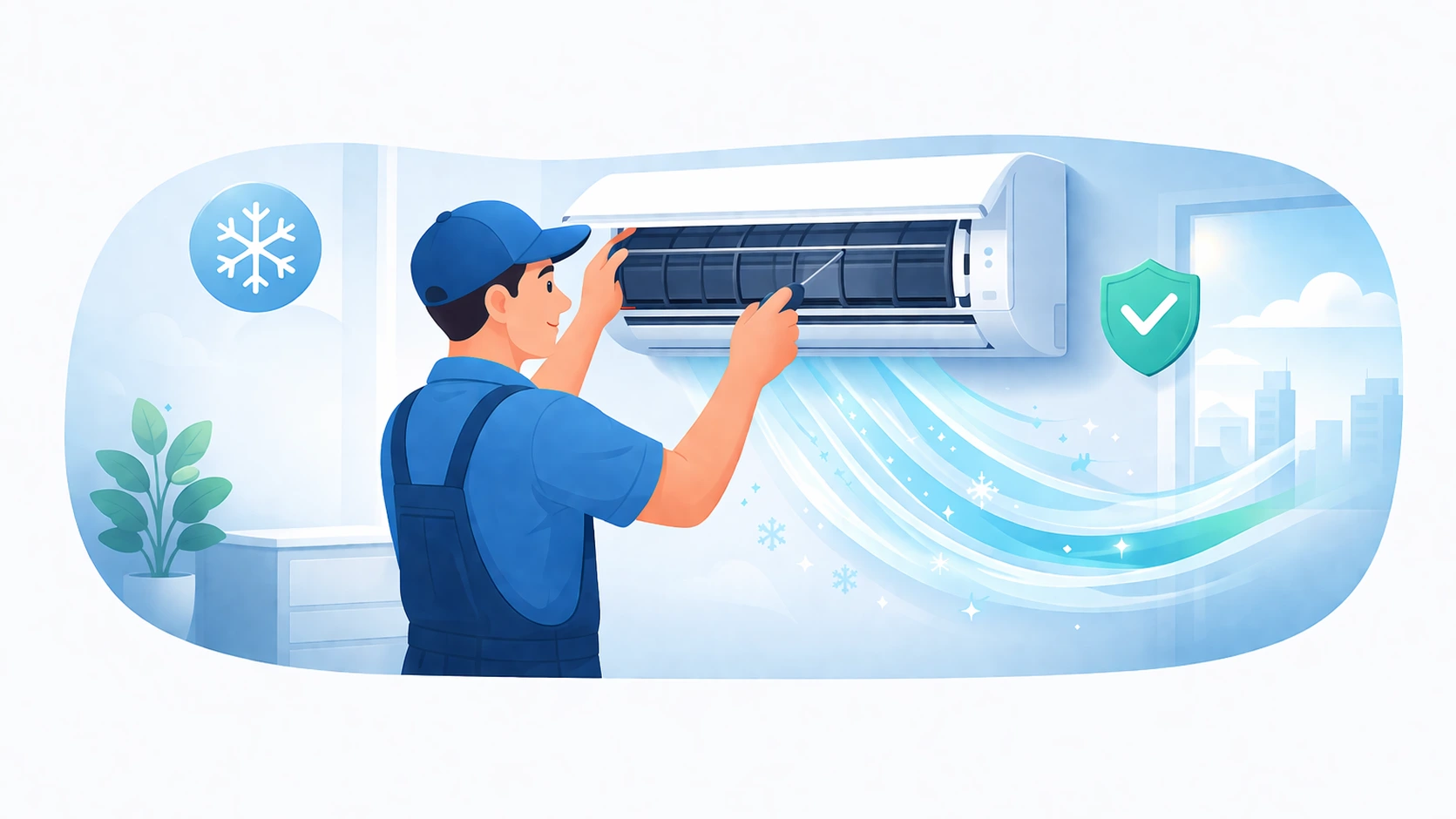 Сервиз за климатици в София – Бързо, чисто и професионално Техник извършва сервиз и профилактика на климатик в София в домашни условия