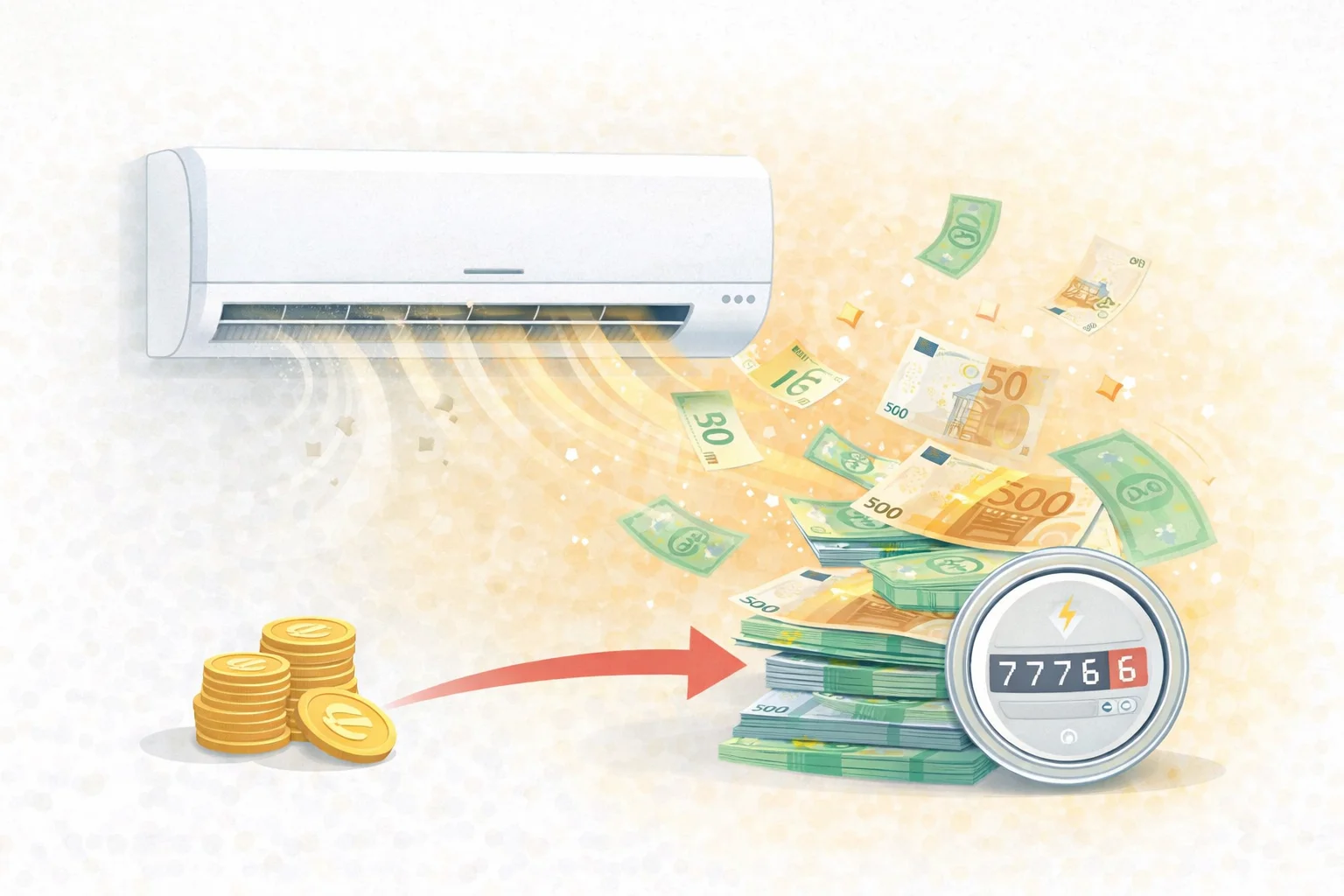 Липсата на профилактика увеличава разхода на ток от климатика Климатик без профилактика води до по-висок разход на електроенергия и загуба на пари в евро