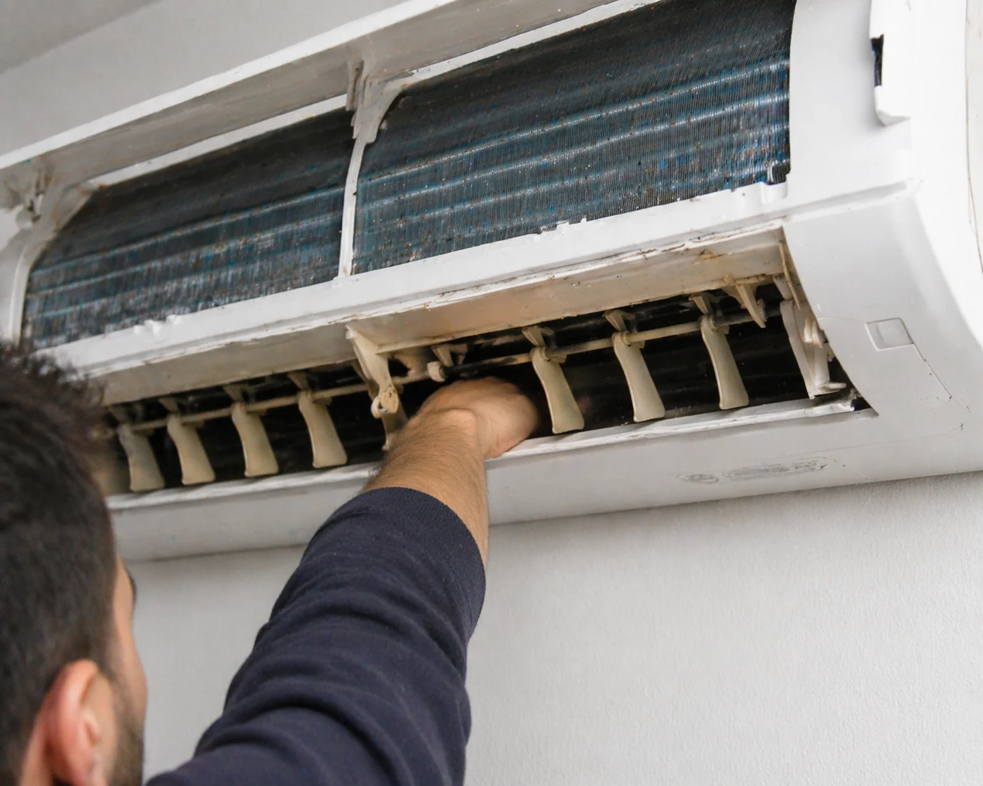 опит за почистване на турбина на климатик без разглобяване през клапите